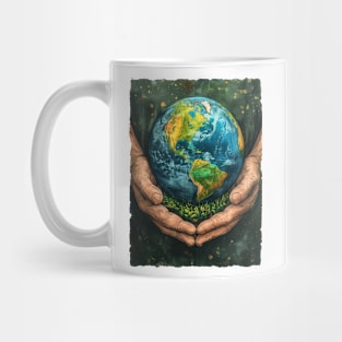 Earth Day and symbolizing environmental protection Mug